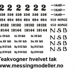 53-050h Nummerserier som passer på Rocos teakvogner (hvelvet tak)