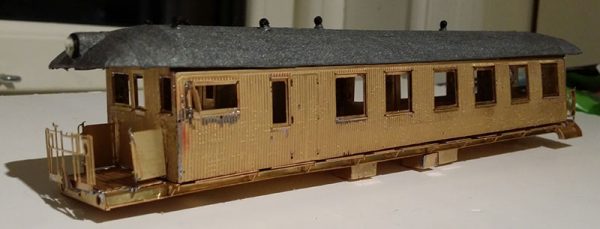 10-020 NSB Teak styrevogn type BFS 65 type 6