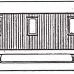 SM 3-009 Dfo-16 type 1 Post- og reisegodsvogn med konduktøavdeling e. 1951
