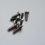 M2 mikroskruer 8 mm aluminium