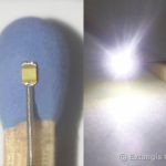 SMD lysdiode 0805 rød med ledning (10 stk)