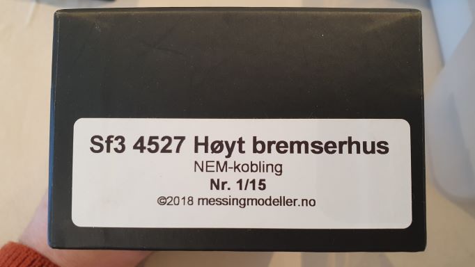 SM1-080F2 Sf3 4527 med høyt bremserhus FERDIGMODELL (restparti) - Bilde 10