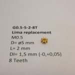 G0.5-5-2-8T tannhjul til Lima El 13 og El 14