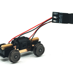 ANT-ALX-210-H0 Motorboggi, H0, akselavstand 21 mm, hjul 8 mm