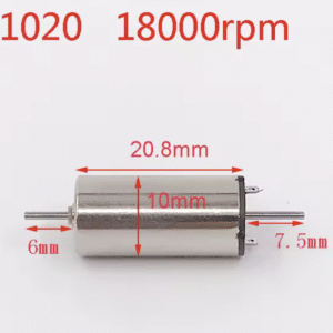 1020a Motor 10x20 mm - 2 motoraksler